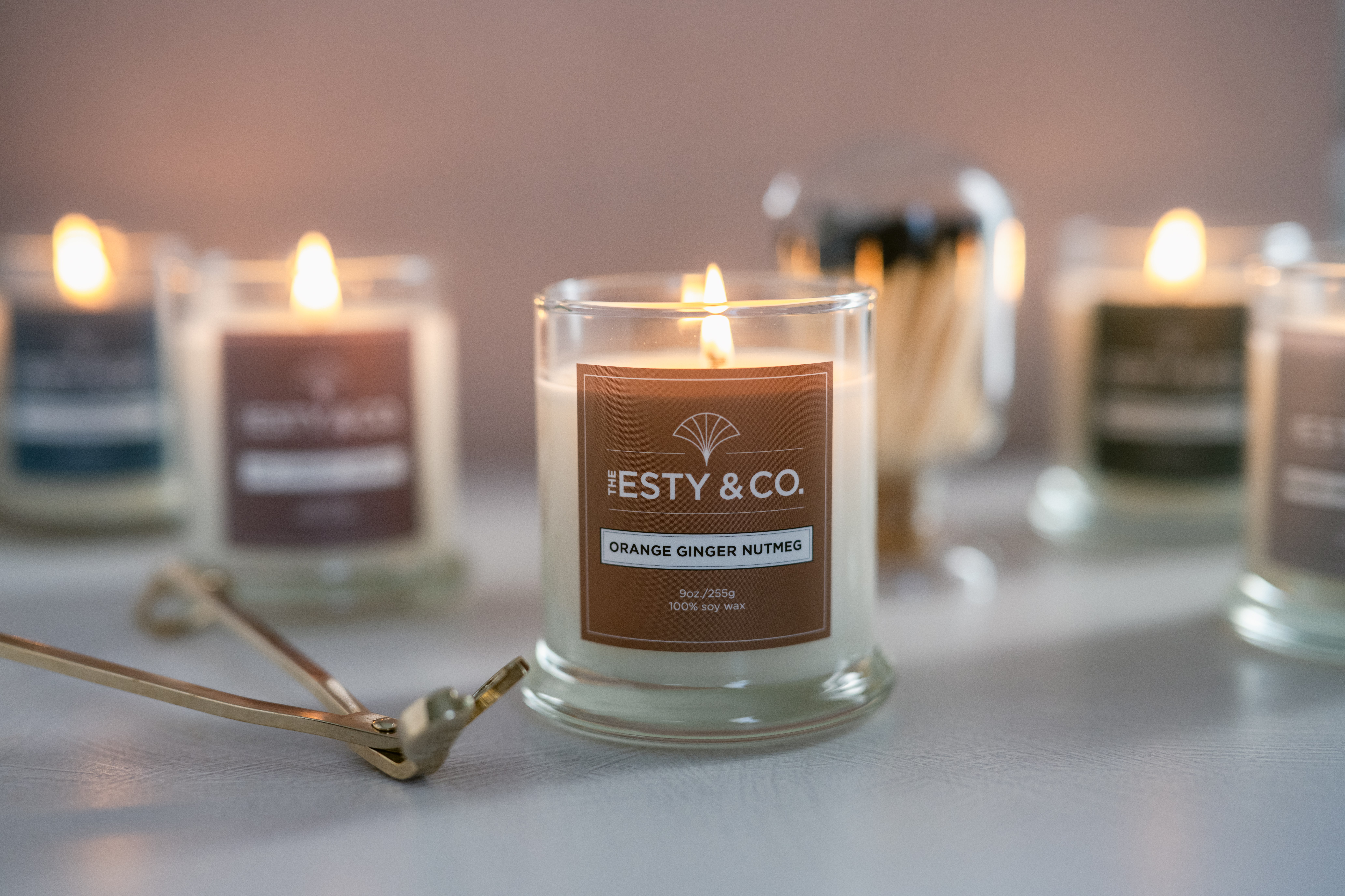 Esty & Co Fall candle line